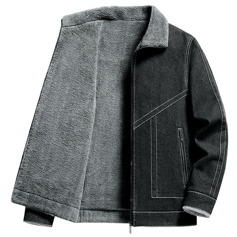 Kuscheliger Sherpa-Kapuzenpullover für Männer