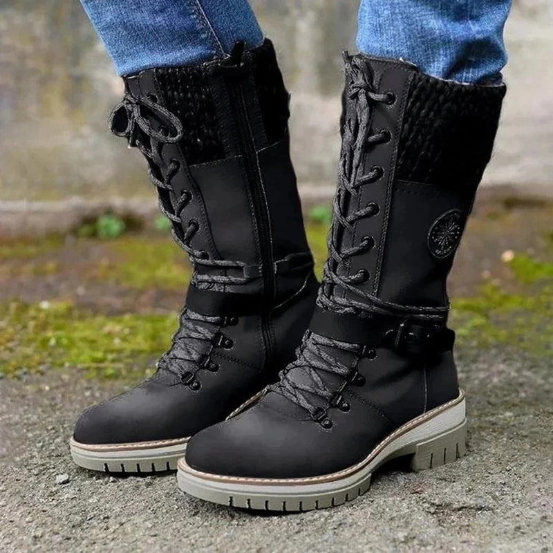 Elegante und bequeme lachsfarbene Stiefel für jeden Anlass