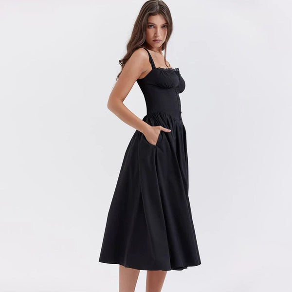 Elegantes Midi-Kleid