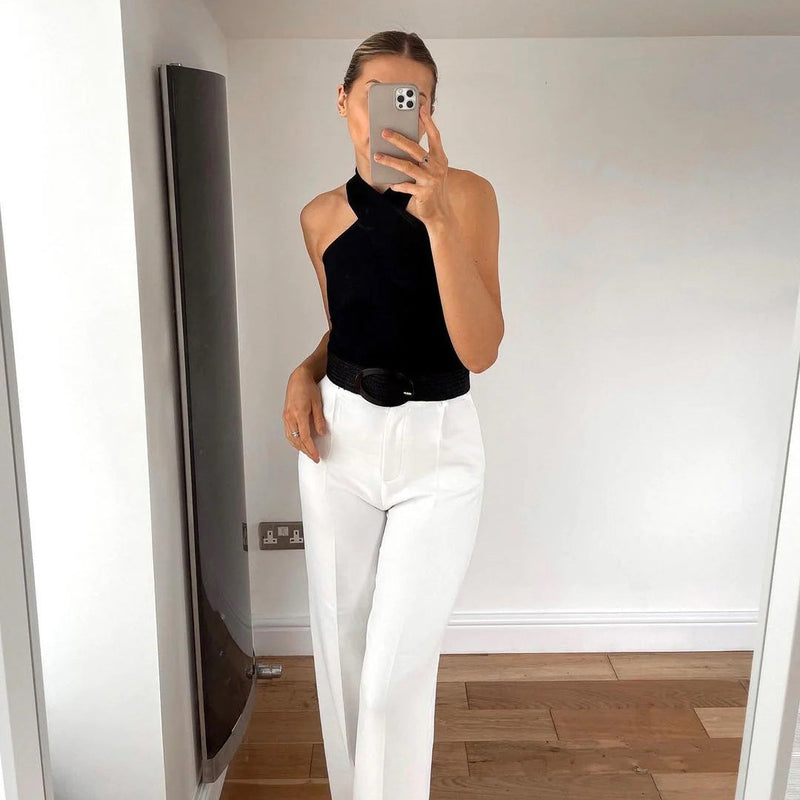 Waverly - Elegantes Top mit überkreuztem Träger