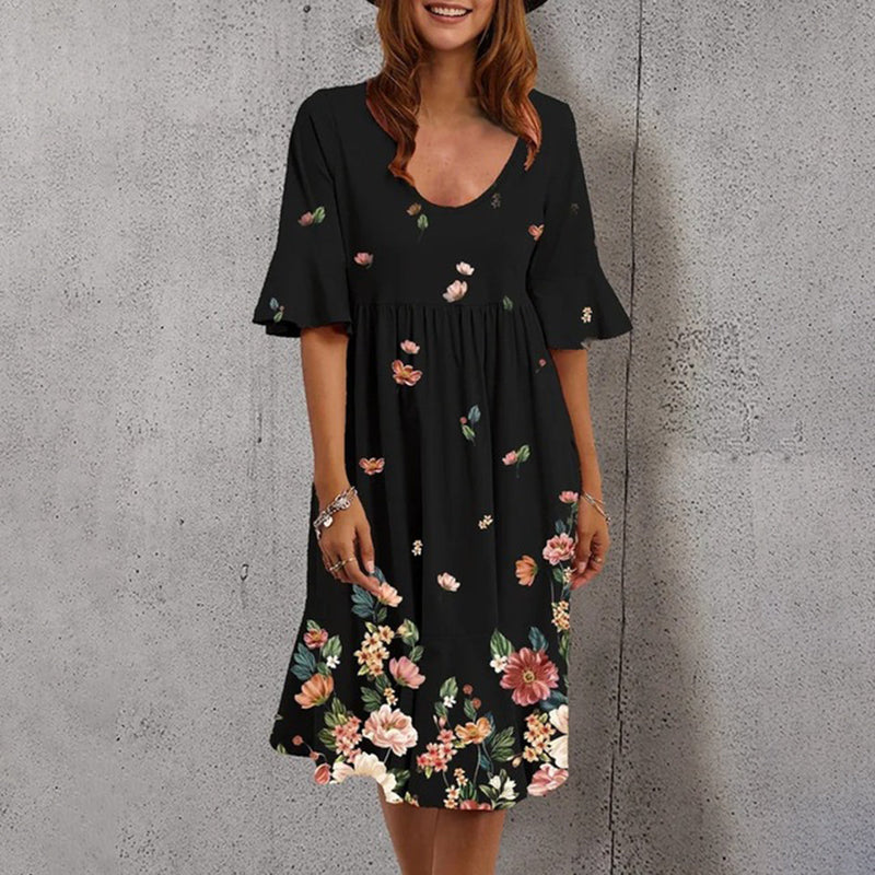 Elegante Blümchen Kleid für stilvolle Anlässe