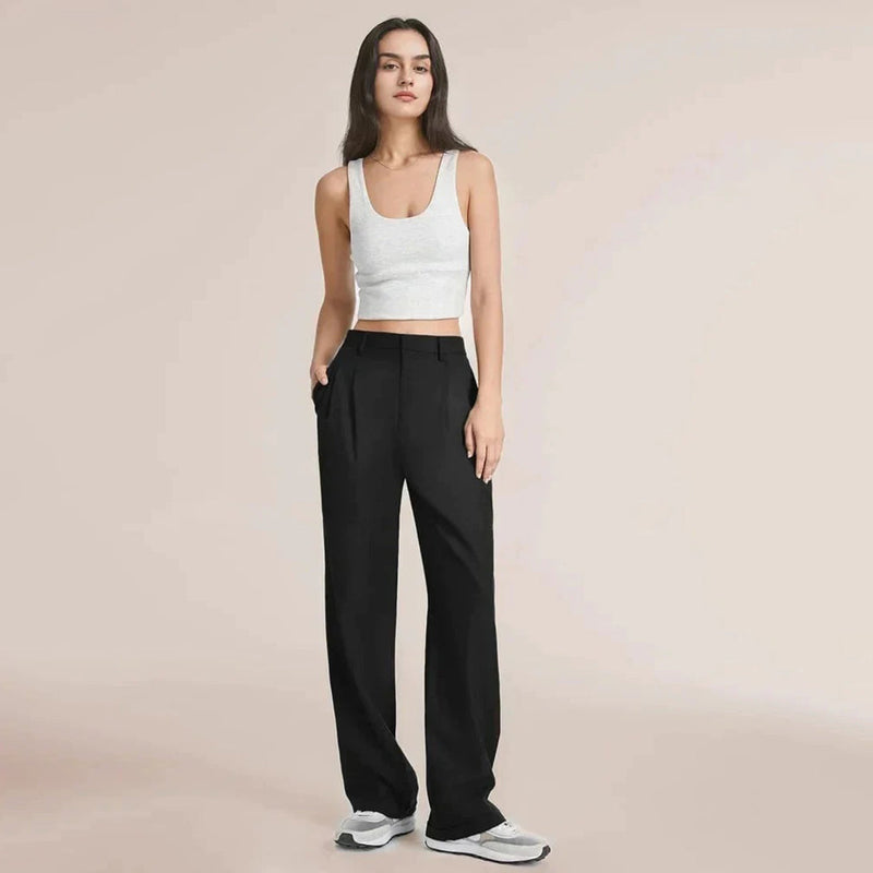 CELINA - Hose mit hoher Taille