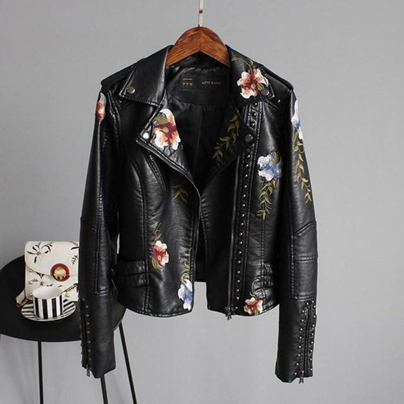 Eleganter Blumen-Pullover für Frauen