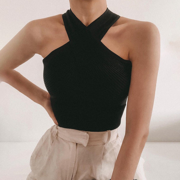 Waverly - Elegantes Top mit überkreuztem Träger