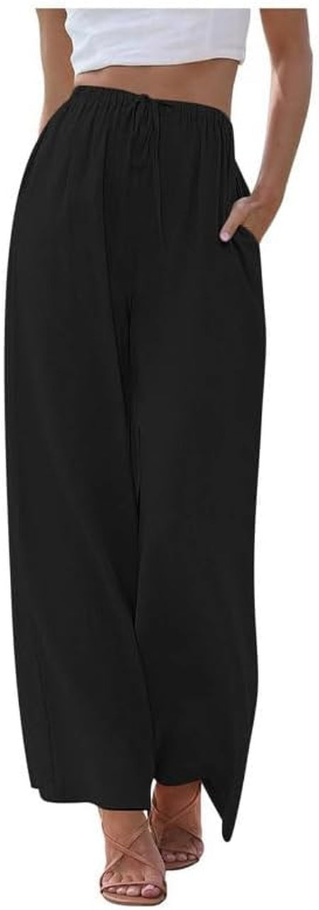 Bequeme und lässige Palazzo-Hose mit praktischen Taschen