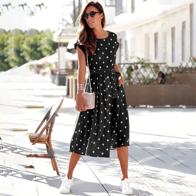 Elegantes und Bequemes Midi-Kleid für den Sommer
