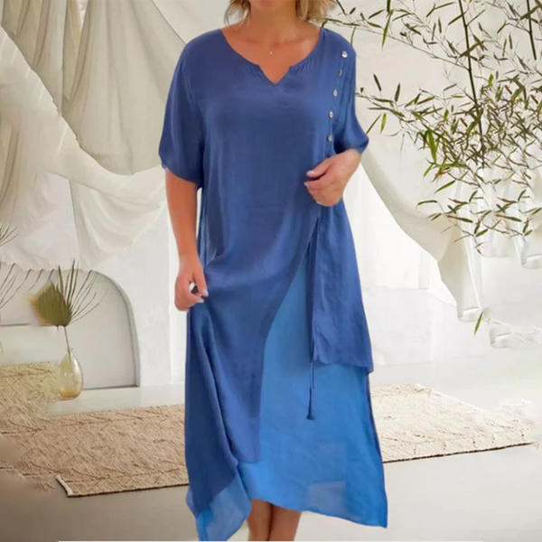 Elegantes Jersey-Kleid für stilvolle Frühlingslooks