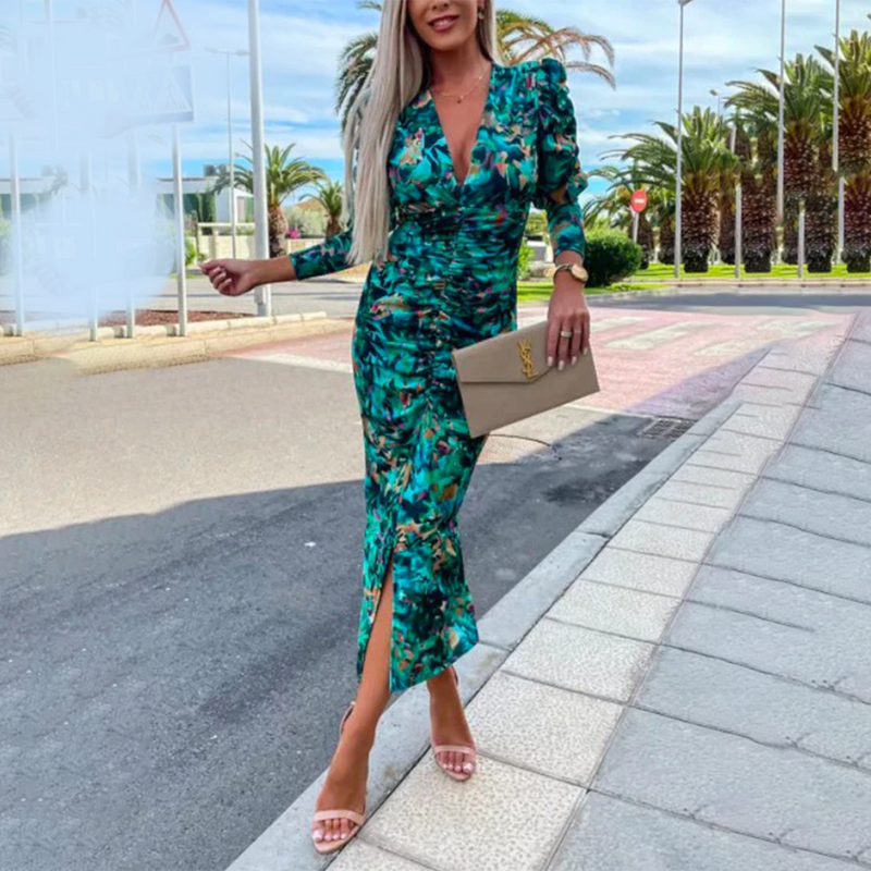 Elegante Sommerkleid für stilvolle Tage im Freien