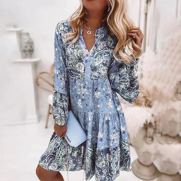 Elegantes blumiges Kleid für festliche Anlässe