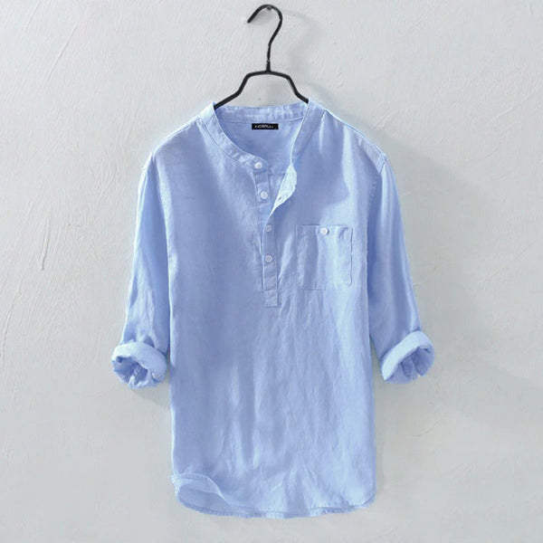 Davis - Einfarbiges Shirt