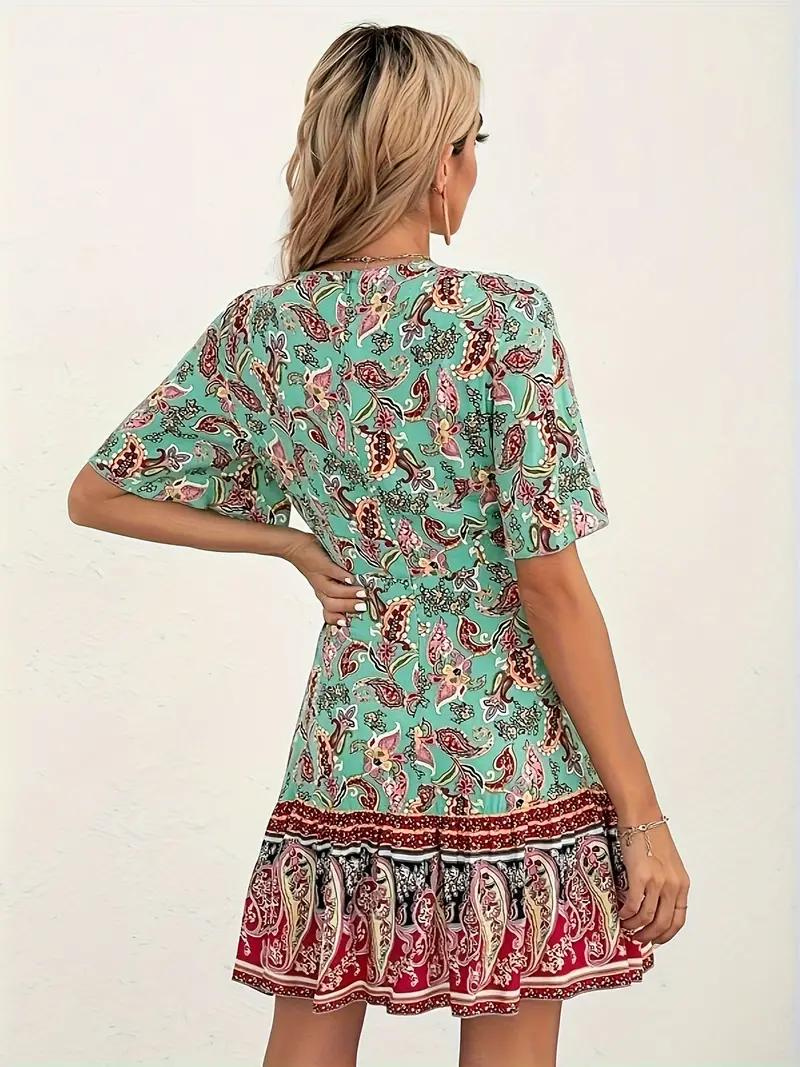 Elegantes Heidi-Kleid mit Paisley Print für den Sommer