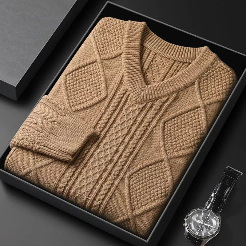Weicher Herren-Strickpullover