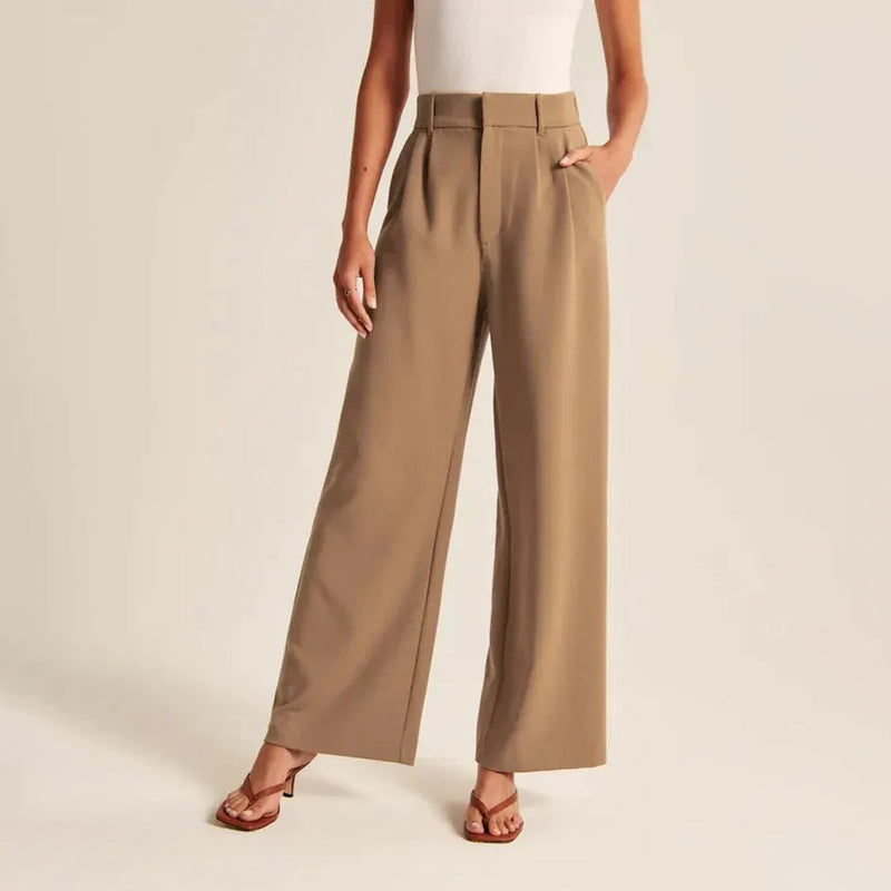 CELINA - Hose mit hoher Taille