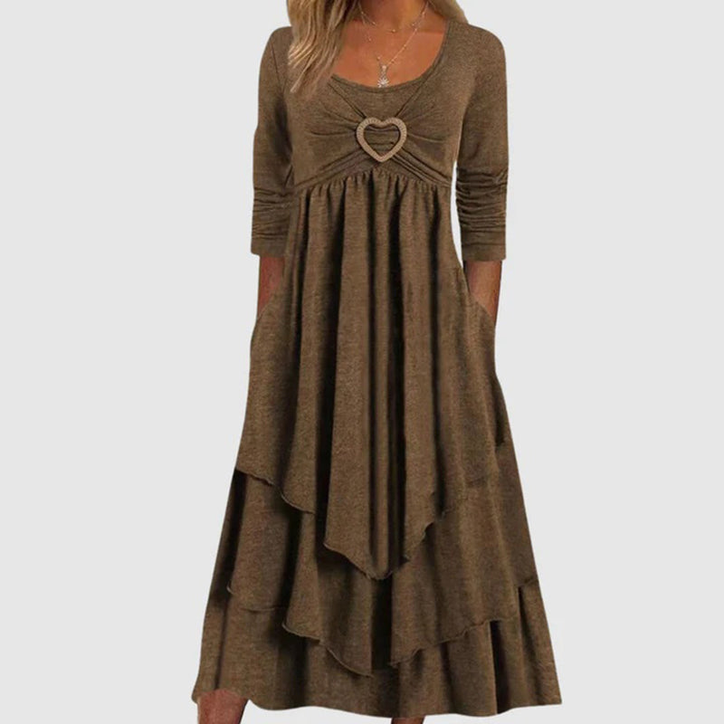 Elegante lange Kleid für stilbewusste Frauen