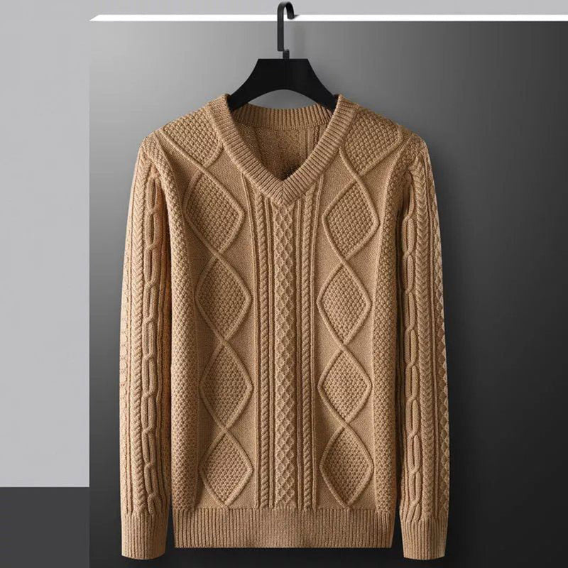 Weicher Herren-Strickpullover