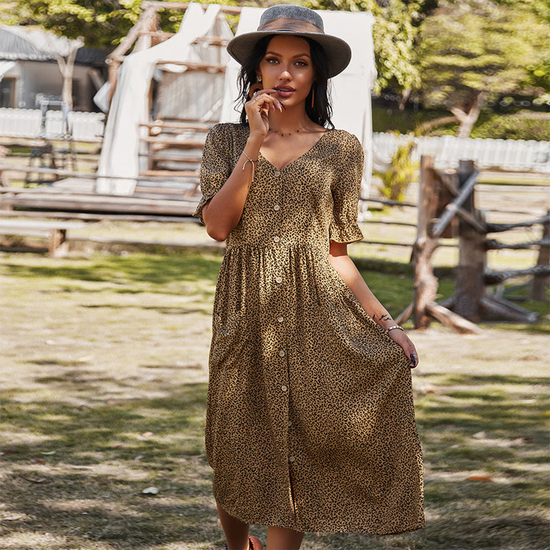 Elegantes Midi-Kleid für jeden Anlass und Komfort