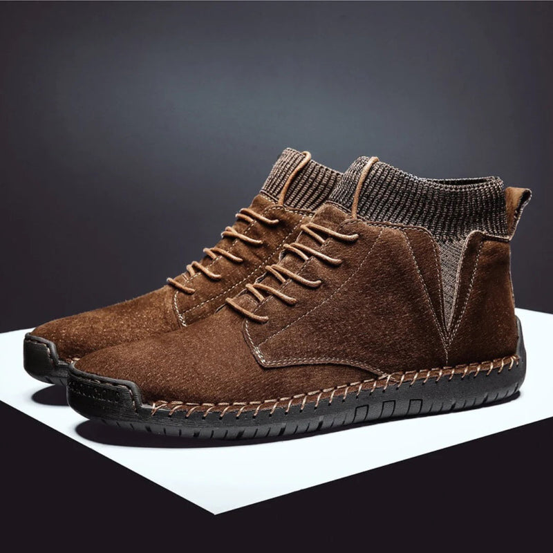 Elegante Herrenstiefel aus echtem Leder