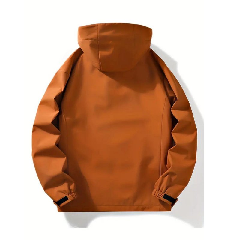 Wasserdichte elegante Jacke mit Kapuze