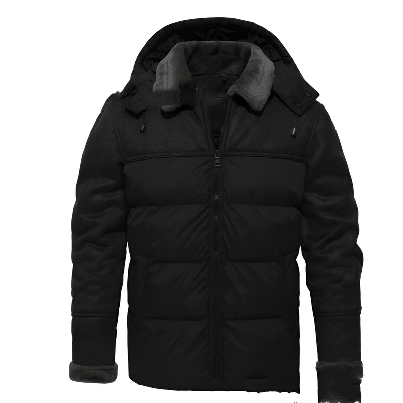 Weicher Hoodie mit Plüschkapuze für Herren