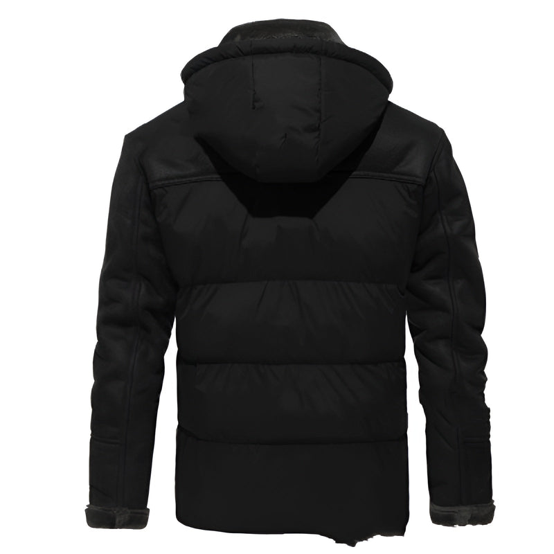 Weicher Hoodie mit Plüschkapuze für Herren