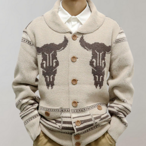 Warm und stilvoller Strickpullover für Männer