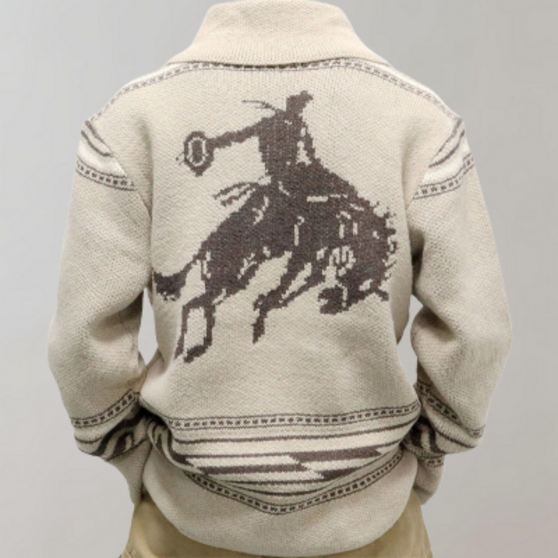 Warm und stilvoller Strickpullover für Männer