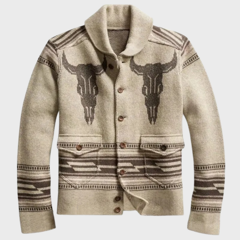 Warm und stilvoller Strickpullover für Männer