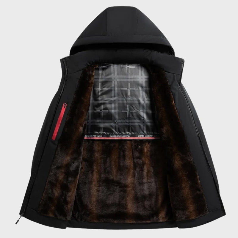 Warme und stilvolle Winterjacke