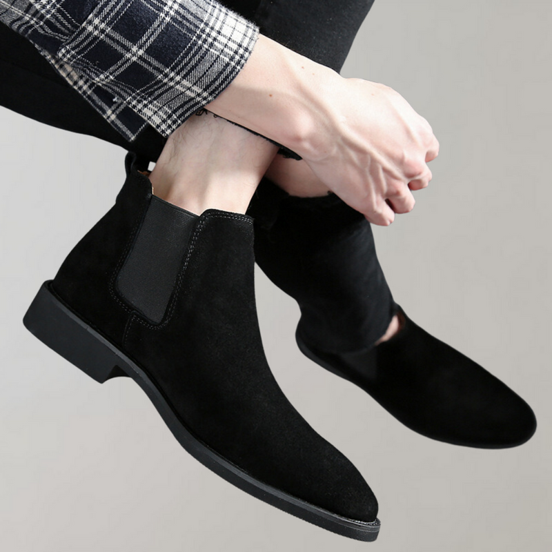 Bequeme elegante Herren Slip-On Stiefel