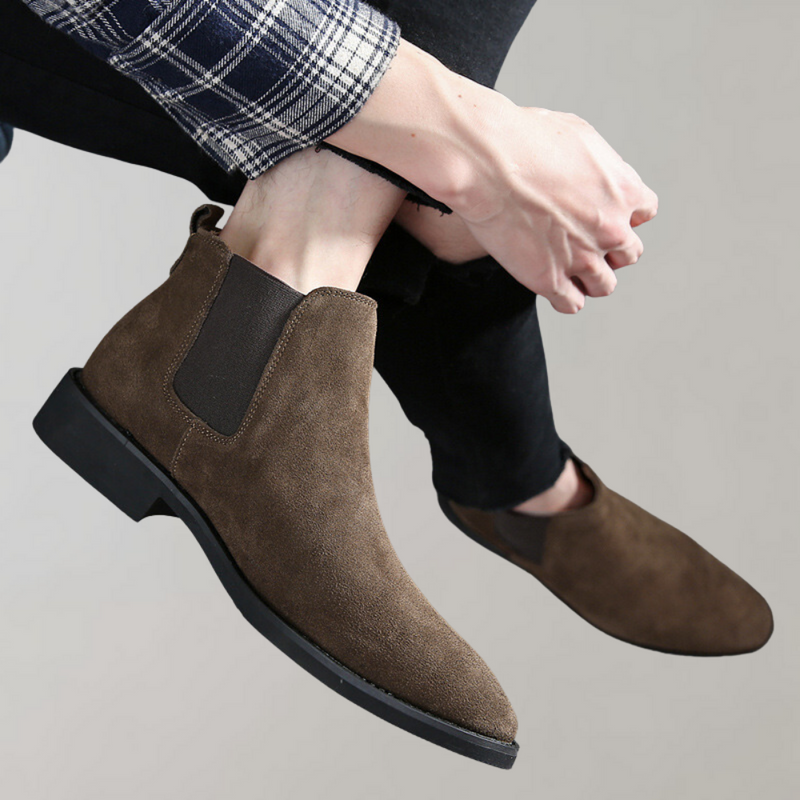 Bequeme elegante Herren Slip-On Stiefel