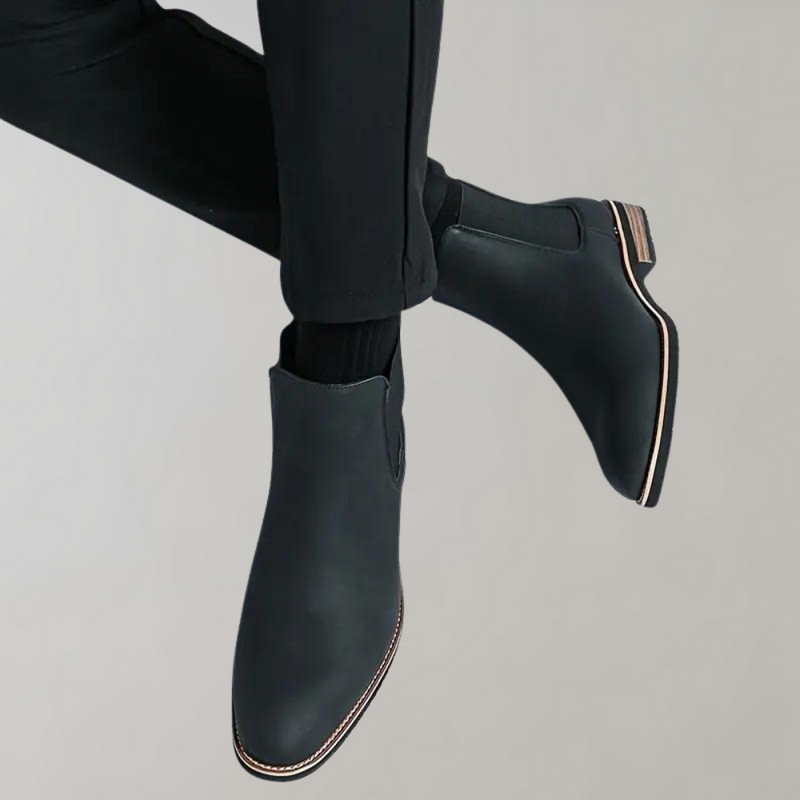 Elegante hochschaft Chelsea-Herrenstiefel