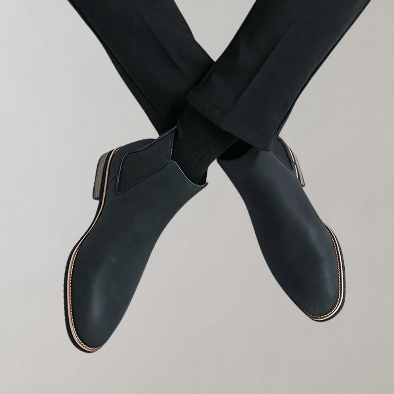 Elegante hochschaft Chelsea-Herrenstiefel
