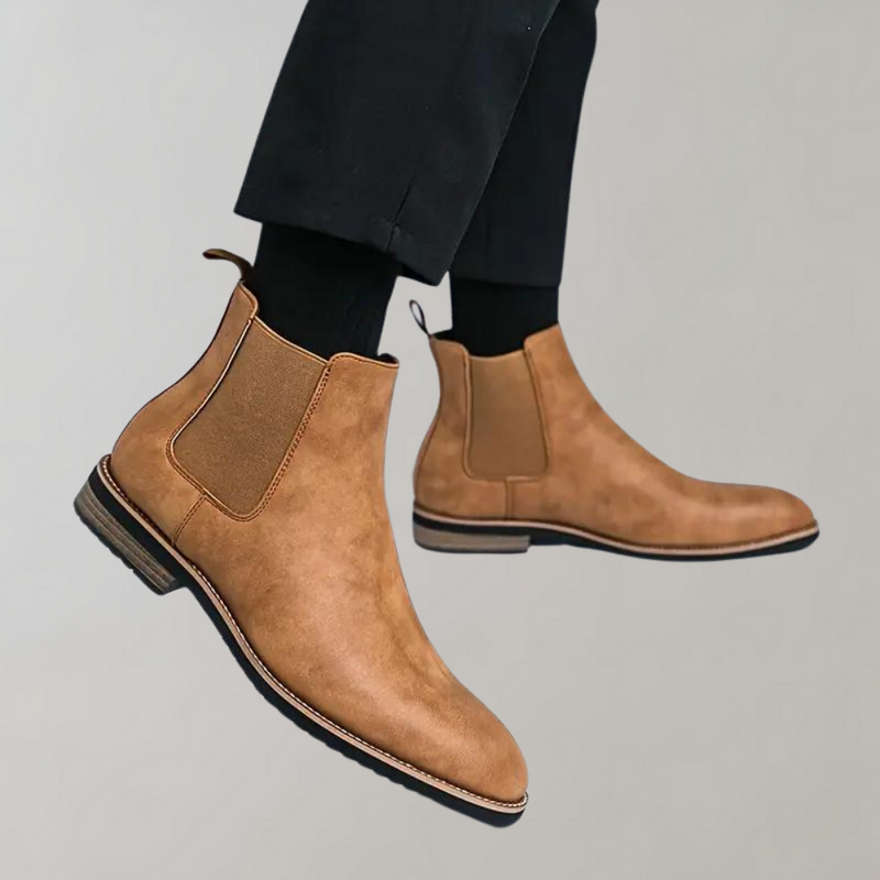 Elegante hochschaft Chelsea-Herrenstiefel