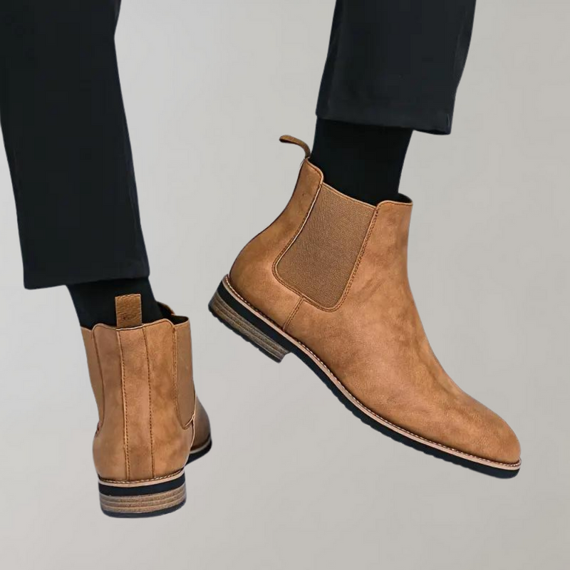 Elegante hochschaft Chelsea-Herrenstiefel