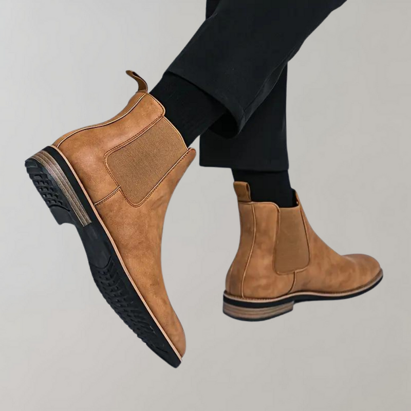Elegante hochschaft Chelsea-Herrenstiefel