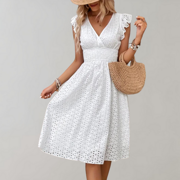 Elegantes Sommerkleid mit Rüschen für schöne Tage