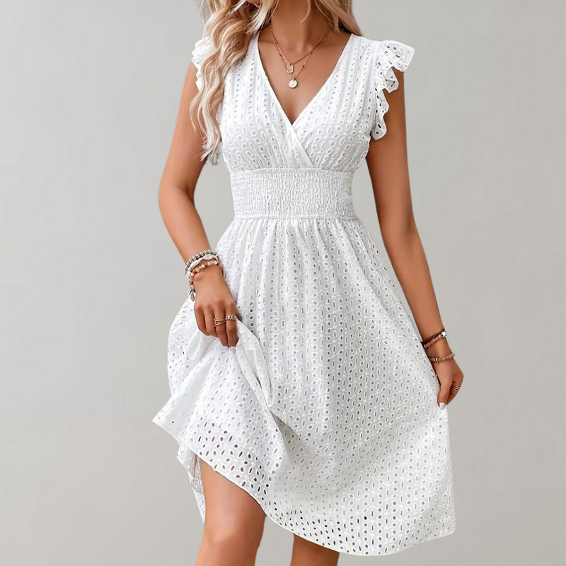 Elegantes Sommerkleid mit Rüschen für schöne Tage