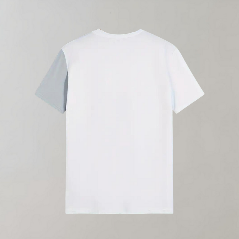 Lex - Lässiges Blockfarben T-Shirt für Herren