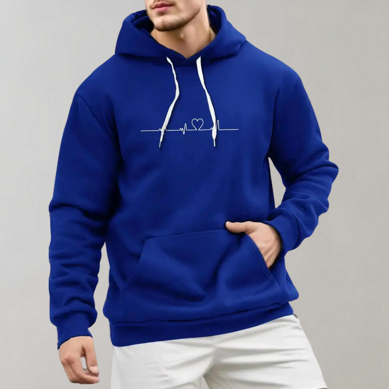Stylischer und bequemer kleiner Herz-Kapuzenpullover