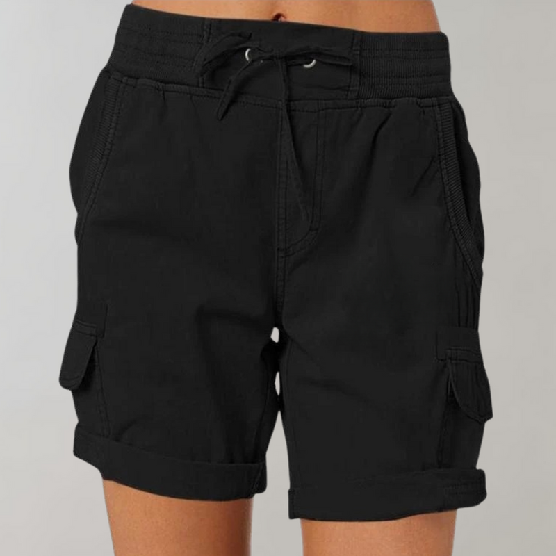 Dorthea - Damen-Shorts mit hoher Taille