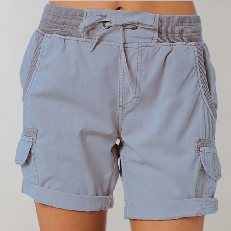 Dorthea - Damen-Shorts mit hoher Taille