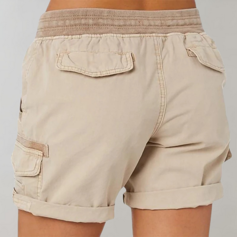 Dorthea - Damen-Shorts mit hoher Taille