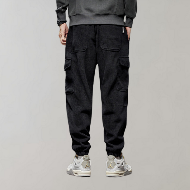 Osvald - Lässige Cord-Cargo-Hose für Herren