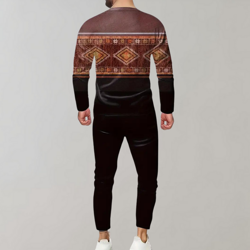 Bequemer Herren Trainingsanzug mit Retrolook