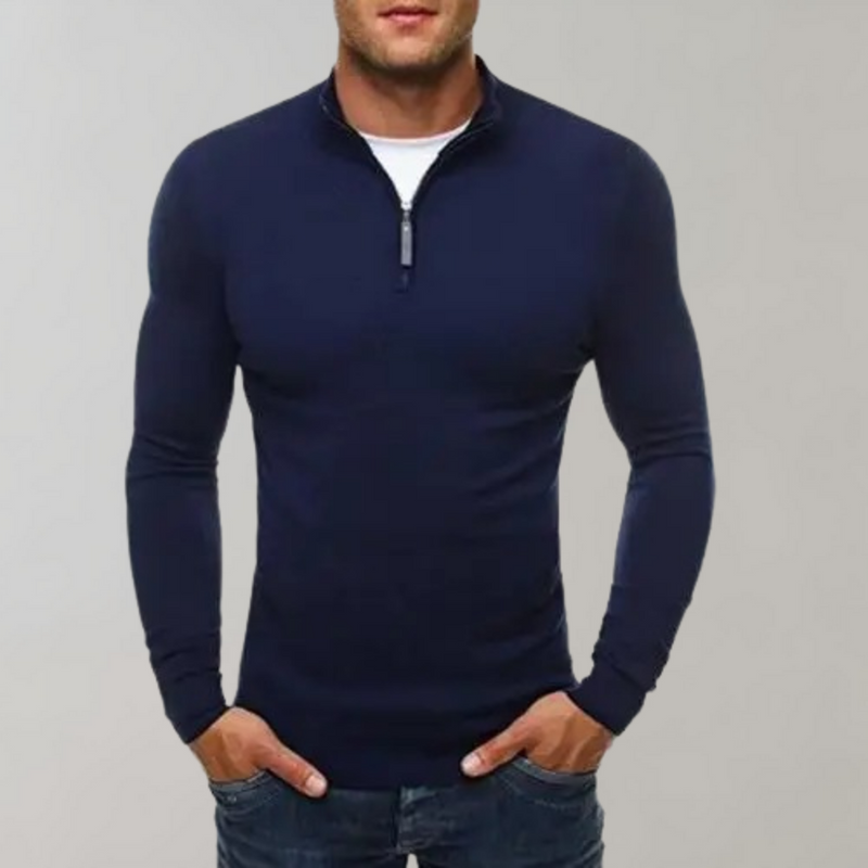 Warme Herren-Hoodie mit Reißverschluss