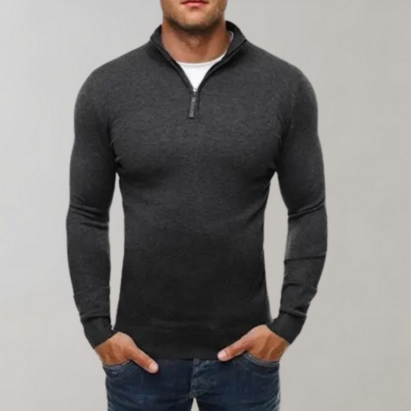 Warme Herren-Hoodie mit Reißverschluss