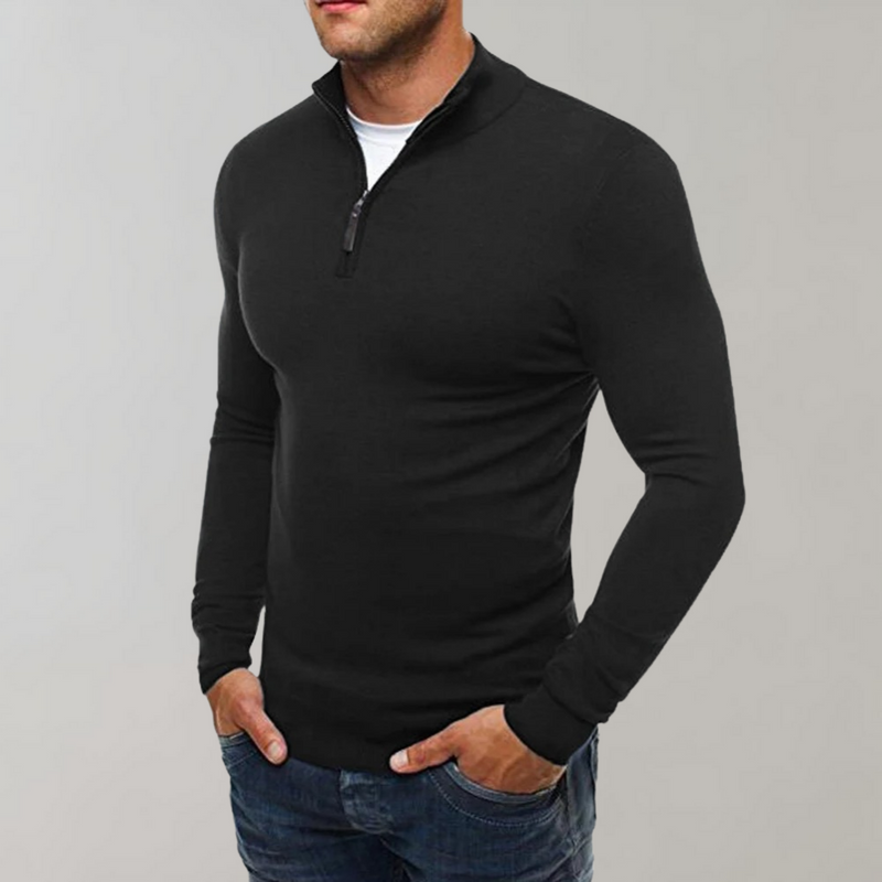 Warme Herren-Hoodie mit Reißverschluss