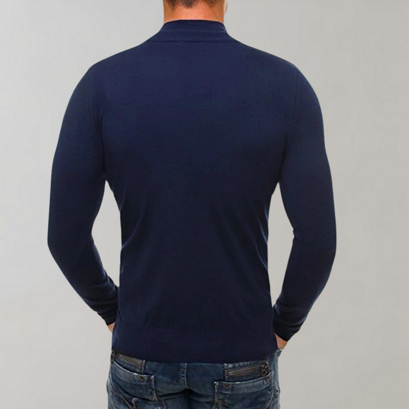 Warme Herren-Hoodie mit Reißverschluss