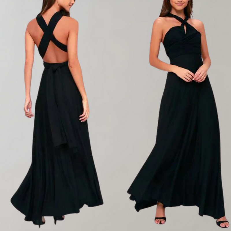 Bequeme und stilvolle Sommer-Wickelkleid für Damen