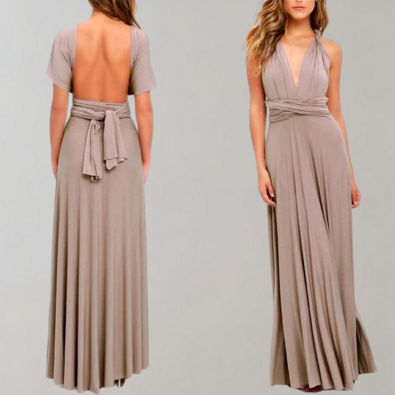 Bequeme und stilvolle Sommer-Wickelkleid für Damen